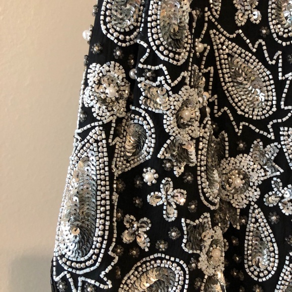 Laurence Kazar Sequence Black & Silver Size Small - Picture 6 of 8